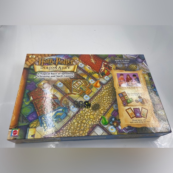 Harry Potter DIAGON ALLEY Board Game 2001 Mattel - Picture 2 of 4